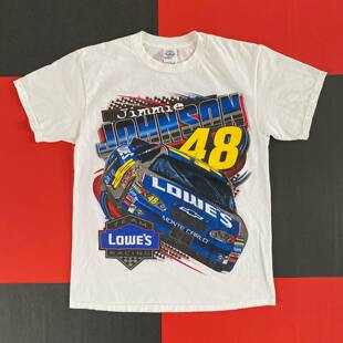 2005 Jimmie Johnson Race car vintage Large size Tee短袖t恤