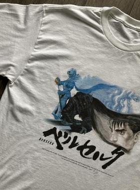 精选好物推荐 怀旧日漫剑风传奇BERSERK经典人物涂鸦设计短袖t恤