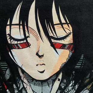 动漫电影 Angel阿丽塔美式 oversize t恤 Alita shirt短袖 Battle