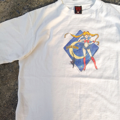 Sailor Moon T-shirt短袖t恤 White Cute Oversized Sports