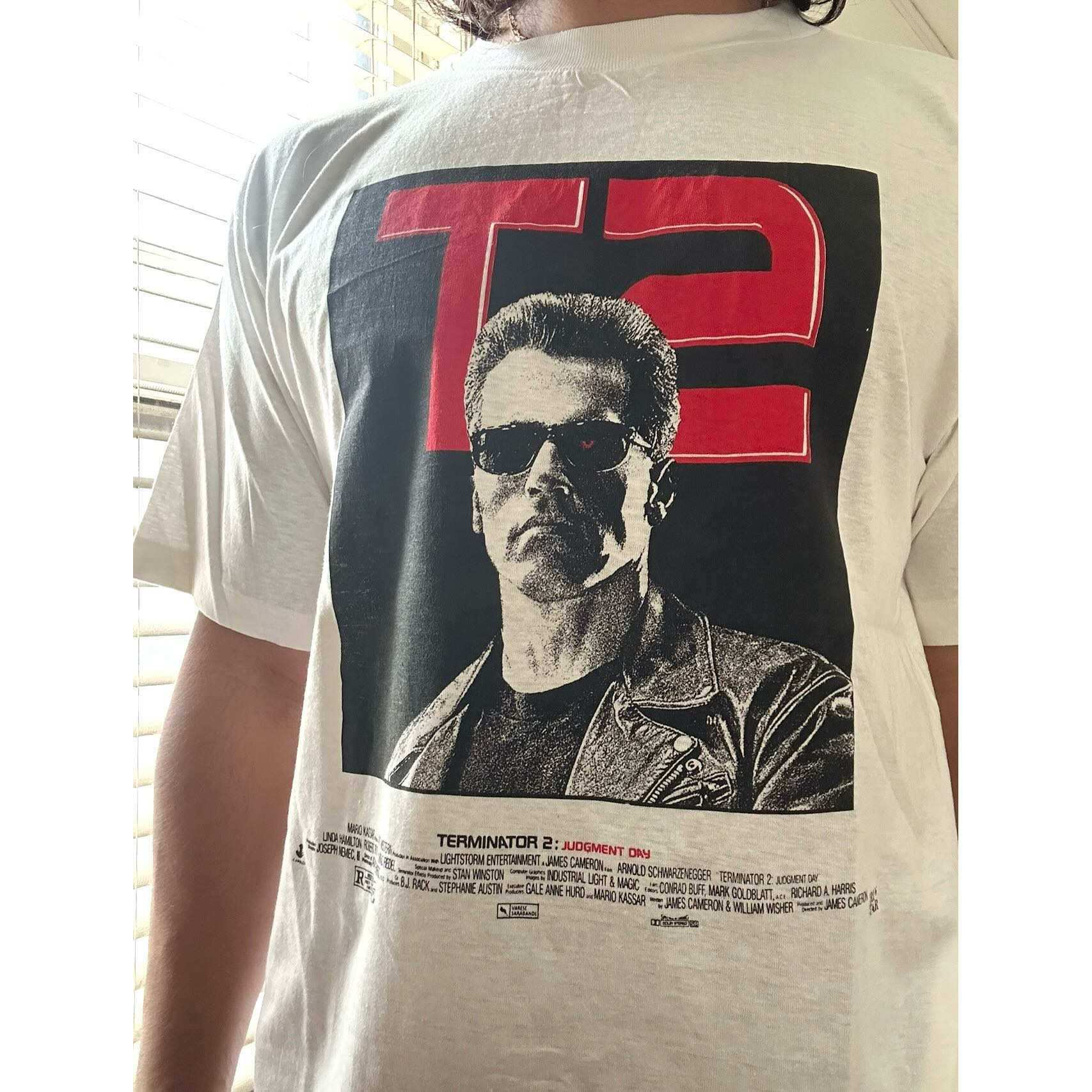 精选好物推荐 终结者 2Terminator 2复古美式怀旧男女款短袖t恤