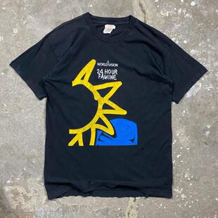 World vision 24 hour movie T-shirt短袖t恤 Vintage Graphic