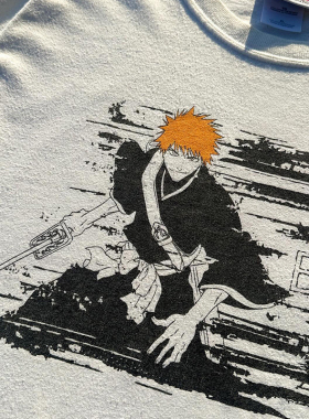 Ichigo Solo T-shirt短袖t恤 White Cool Street Blast Sports