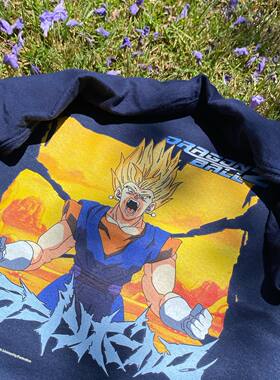Dragon Ball z龙珠Z Adventure anime vintage日系T-shirt短袖t恤