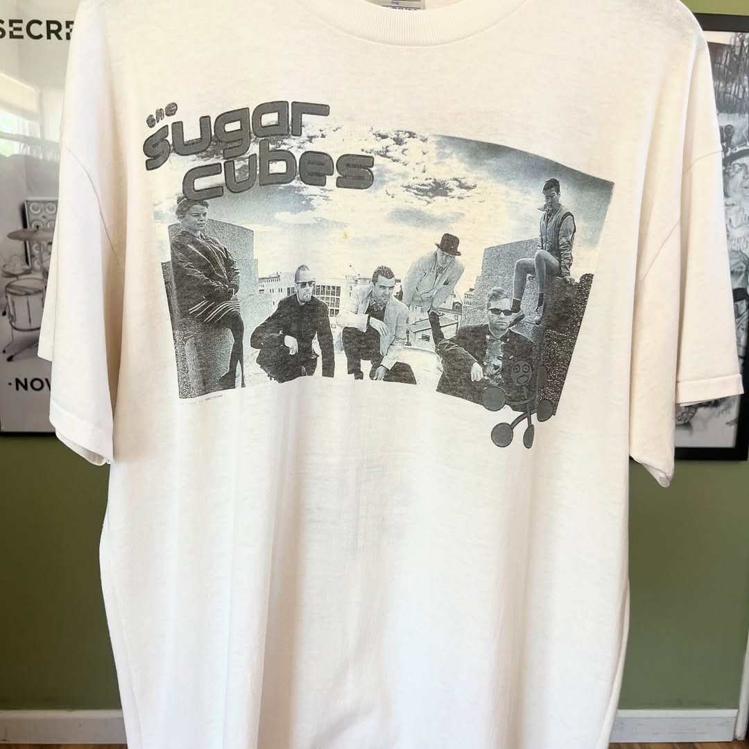 精选好物推荐！美式电影Sugar Cubes宽松周边短袖T恤男女同款