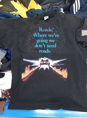 BACK TO THE FUTURE回到未来oversize large size T-shirt短袖t恤