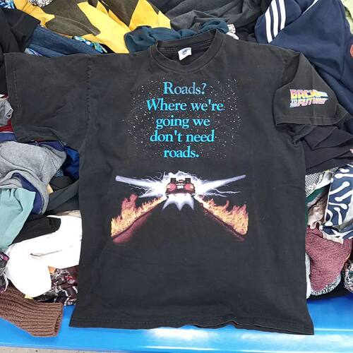 BACK TO THE FUTURE回到未来oversize large size T-shirt短袖t恤