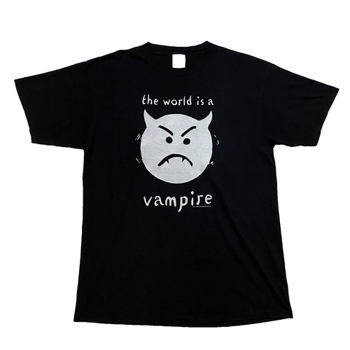 精选好物推荐 Smashing Pumpkins 复古标语字母宽松显瘦短袖T恤