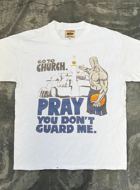 230克不透! 冰爽上身感！大码美式hiphop嘻哈设计男女重磅短袖t恤