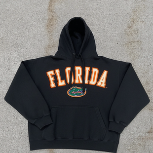 UF佛罗里达大学克莱因蓝原宿风连帽衫卫衣情侣款一男一女上衣服