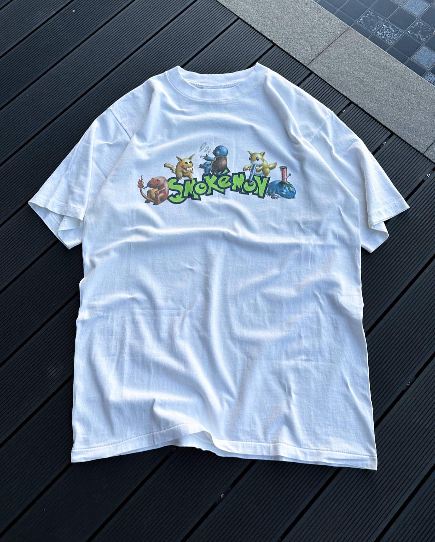 thumbnail for Affordable goodies heavy Pokémon animated cartoon fun animal unisex short-sleeved T-shirt