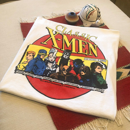 Classic X-Men T-shirt短袖t恤 White 90s Street fashion
