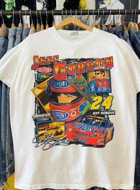 精选好物推荐！美式复古赛车viber街头oversize短袖T恤男女同款
