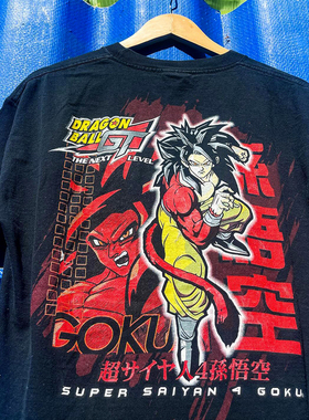 90s Dragon Ball Z 经典日漫Back pattern T-shirt短袖t恤男女款