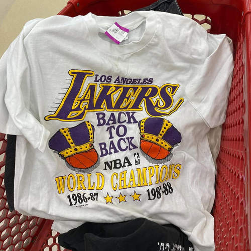 精选好物推荐！ 88 La Lakers洛杉矶湖人队男女同款大码短袖t恤