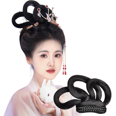 汉服假发包古装一体式盘发髻