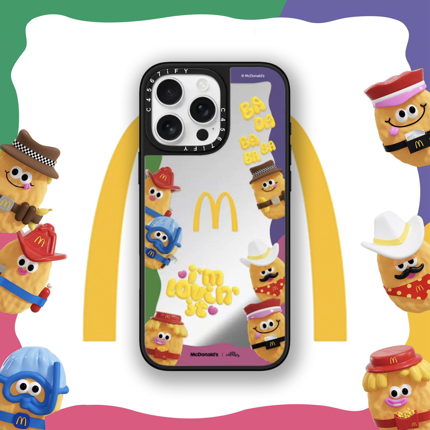 CASETi联名M记C家手机壳iPhone17Promax镜面17Pro防摔16P软边大孔14PM磁吸卡片支架14plus防摔14保护套13PRO