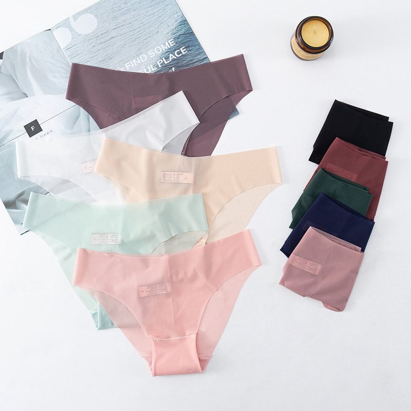 冰丝无痕女士内裤亲肤透气性感