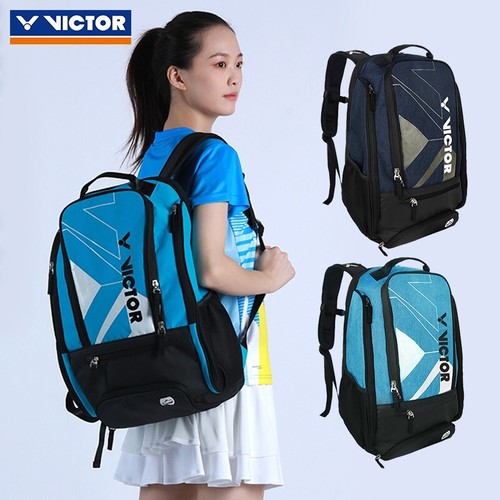 正品威克多胜利双肩羽毛球包男女运动背包比赛训练羽拍包BR9010