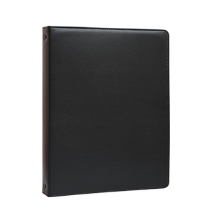 A4皮质资料册活页资料夹60页插页文件夹多层4孔O型产品手册印LOGO文字定制公司名称票据收纳画册夹乐谱琴谱夹