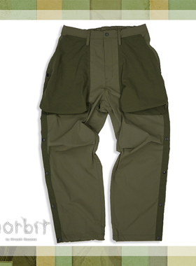 Norbit 日本山系户外露营 防泼水透气宽松廓形长裤机能工装裤