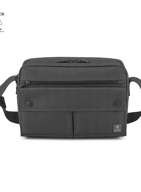 PORTER MELODY 双拉链暗纹尼龙斜挎包斜挎包通勤包都市骑行包