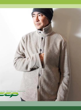 CCP 山系户外机能风抓绒外套 都市休闲保暖长袖夹克立领 衬衫式