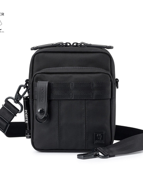 PORTER NEW HEAT 尼龙手电斜挎小方包吉田包多口袋黑色机能斜挎包