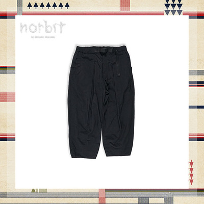 Norbit日系工装宽松束脚休闲裤