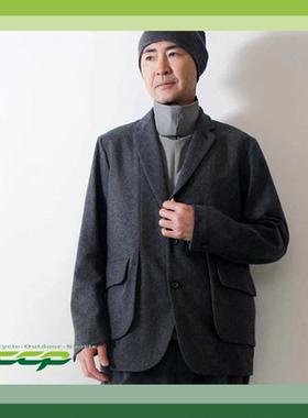 CCP 机能风立领西装加厚保暖时尚休闲商务高级感羊毛夹克外套