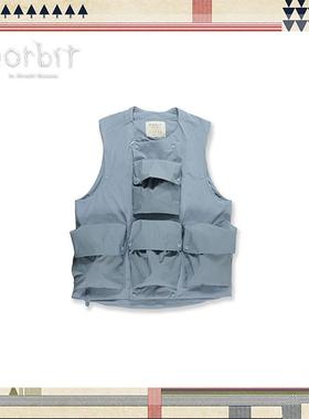 Norbit 机能风户外露营防水圆领徒步马甲大容量口袋背包式高弹力