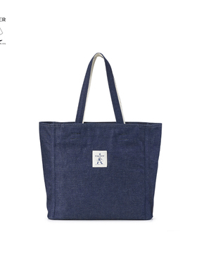 PORTER NIMES 牛仔布托特手提包托特包女手提包大容量单肩包
