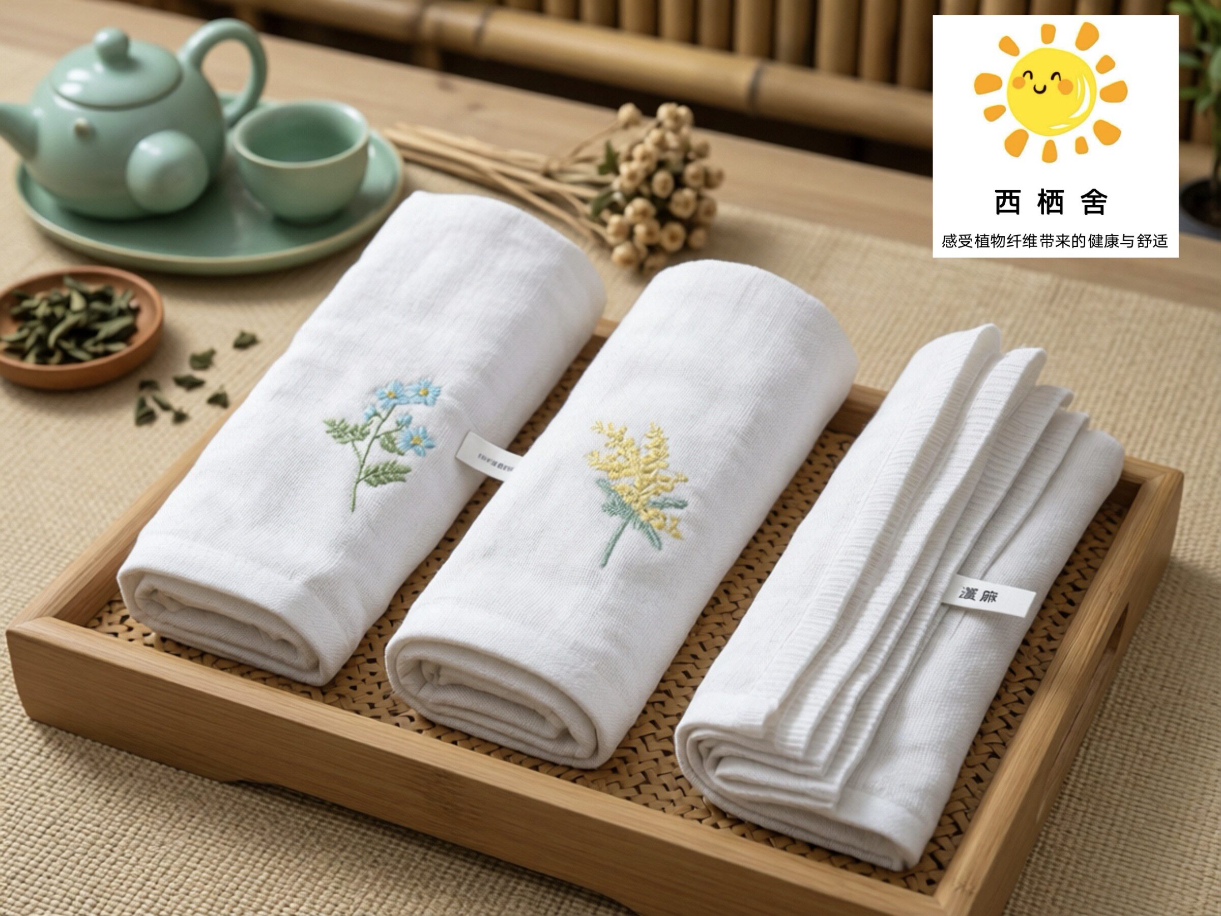 原朴植物【HEMP汉麻速干毛巾】吸水柔肤洗脸旅行便携