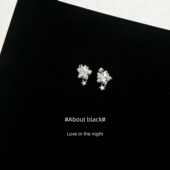 星河 星型锆石免摘316L钛钢耳垂钉耳钉耳骨钉耳蜗钉