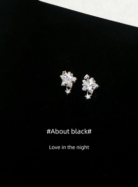 Ab | 星河 | 星型锆石免摘316L钛钢耳垂钉耳钉耳骨钉耳蜗钉