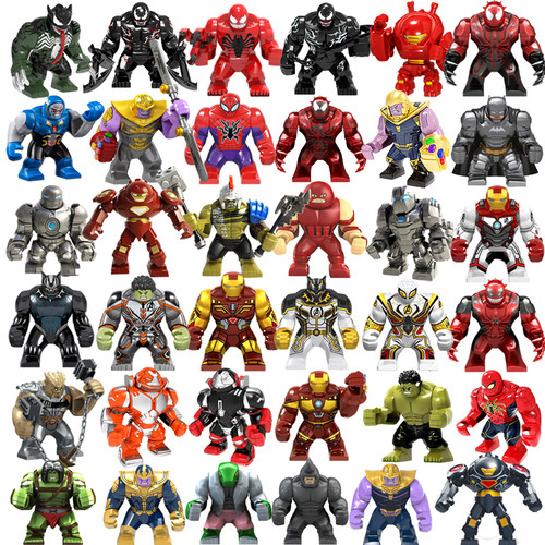 大块头毒液绿巨人积木玩具