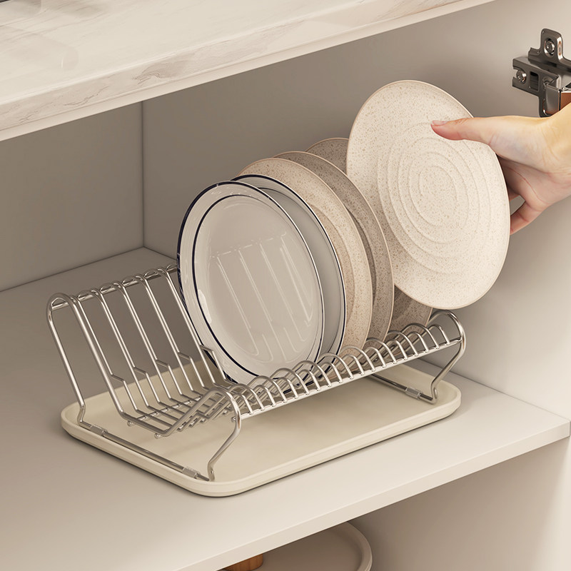 家图腾304不锈钢放碗碟筷盘子收纳架沥水篮厨房台面置物2025新款,厨房/烹饪用具,碗架,淘宝优惠券,粉丝福利购,淘宝优惠卷