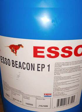 倍抗EP2润滑脂 ESSO BEACON EP0 EP1 EP3轴承高温奶油16公斤