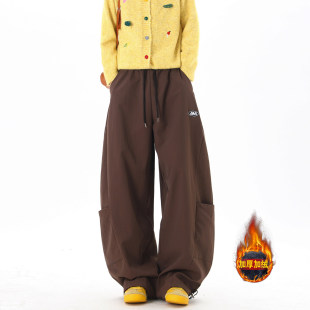 上市 新款 2026春季 中性港风加绒弯刀裤 防水休闲裤 冲锋裤 精品