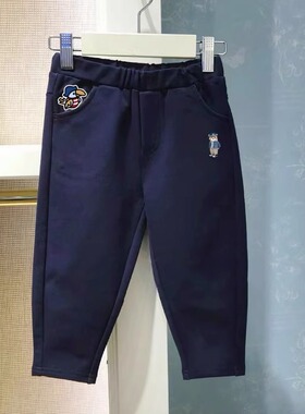 chris童装2026春秋新款男童棉休闲薄款裤子儿童百搭长裤子洋气潮