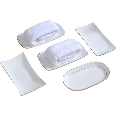 毛巾碟，毛巾托骨瓷健康材质