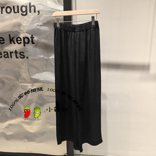 BDT2KD1620岁月 衣播商场同款 直筒阔腿休闲裤 新款 韵律 2206夏季