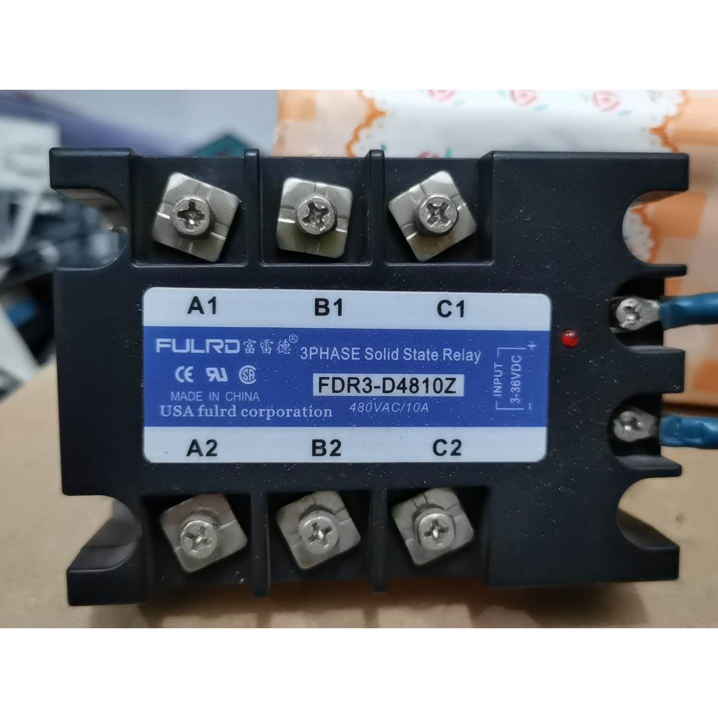 【议价】富雷德三相固态继电器交流控交流电AA FDR3-D4810Z