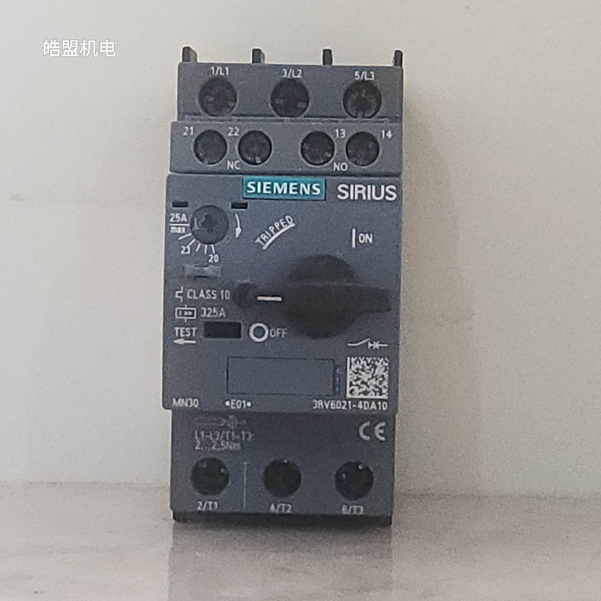 【议价】西门子2RV6马达保护器，1.6A-25A,带辅助，新的有3