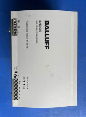 【议价】BALLUFF巴鲁夫电源 BAE0003