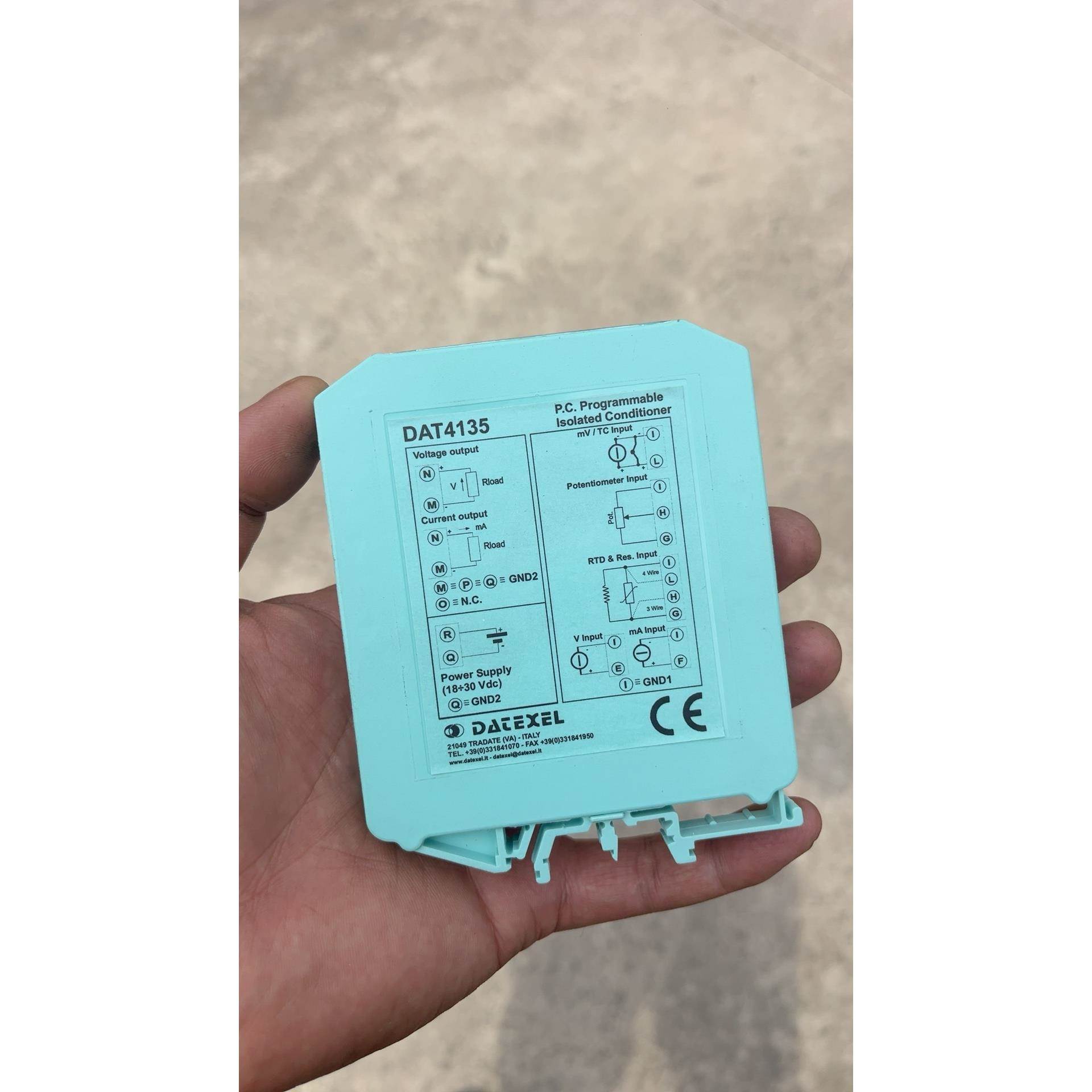 【议价】全新-意大利DATEXEL温度变送器 DAT4135，功能完