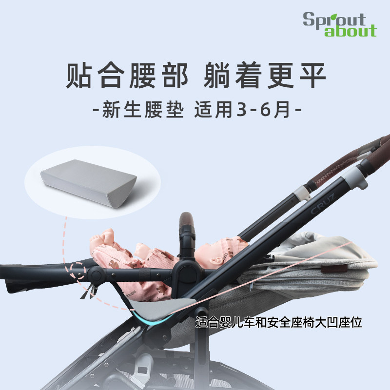 腰垫婴儿车CRUZ/VISTA新生靠垫图片