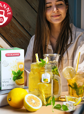 Teekanne进口薄荷柠檬茶下火茶花草水果粒茶夏日冷泡茶袋泡茶叶包