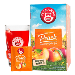 Teekanne恬康乐地中海水蜜桃冷泡水果茶叶德国进口花果粒袋泡茶包