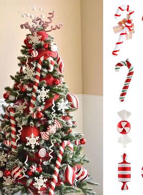 Big Candy Cane Christmas Canes Christmas Tree Decorations跨